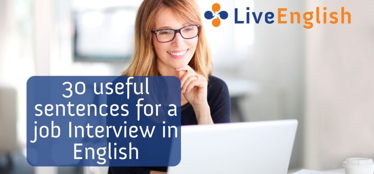 30 Useful Sentences for a Job Interview in English