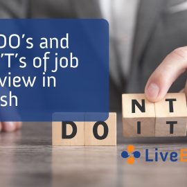 The DO's and DON'T's of job interview in English