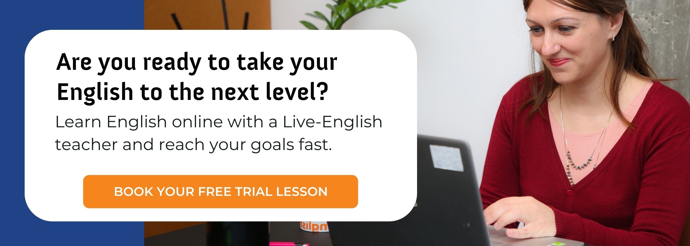 Book your free English trial lesson