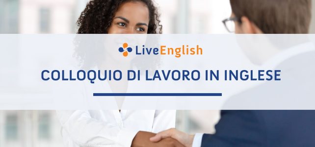 Colloquio di lavoro in inglese