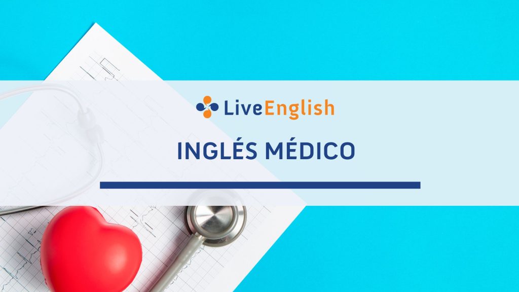 Médico practicando inglés médico online con un profesor de Live-English en Zoom